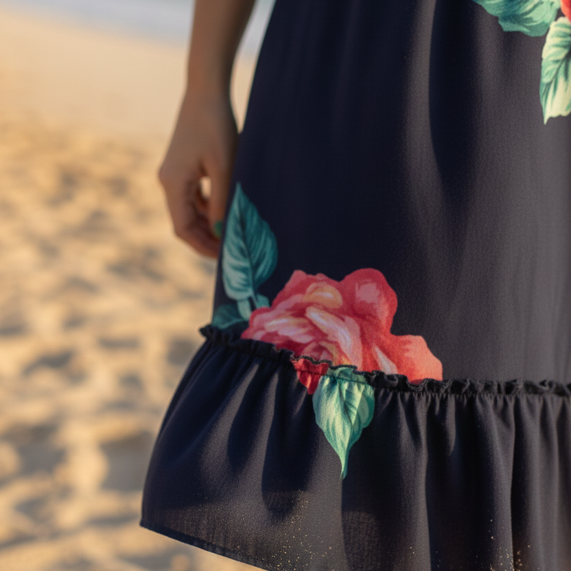 Vestido Curto Floral Bellavine