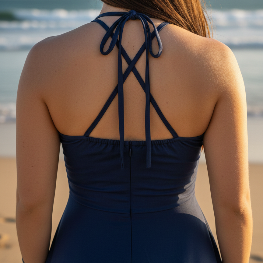 Vestido Longo Florido Bleu Jardin